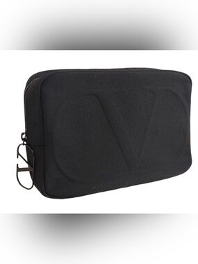 Valentino Unisex Beauty Black Toiletry Bag Pouch